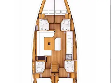 Jeanneau Sun Odyssey 479 między profesjonalistami a osobami prywatnymi w Eleusis