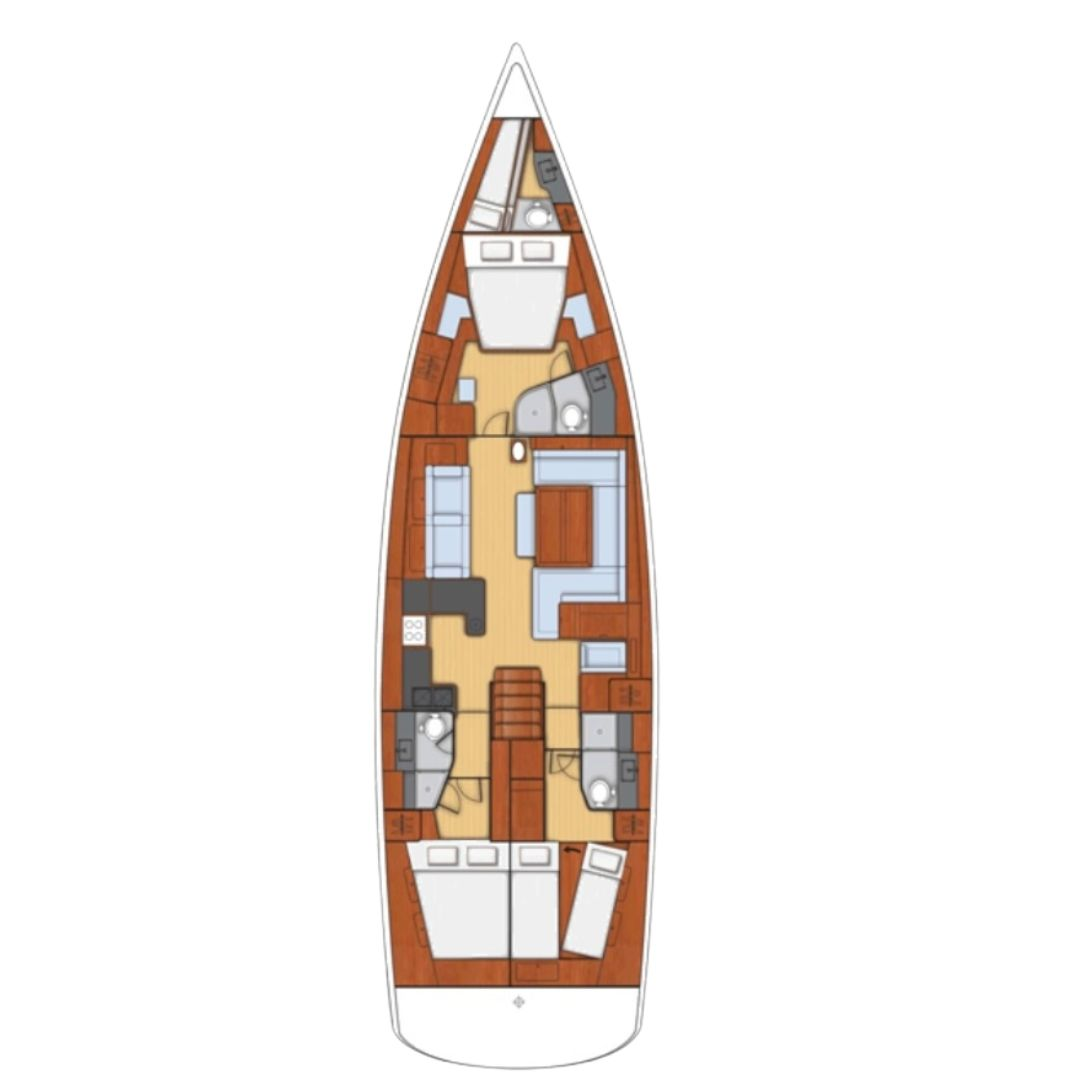 Wynajem w Kaštela- Bénéteau Oceanis 60 na SamBoat