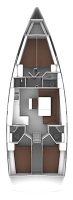 Wynajem łodzi Kos tanio Cruiser 46
