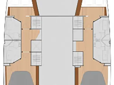 Fountaine Pajot Isla 40 między profesjonalistami a osobami prywatnymi w Paros (wyspa)