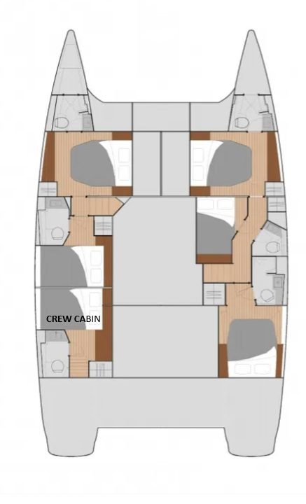 Wynajem Katamaran Fountaine Pajot z patentem 