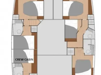 Wynajem Katamaran Fountaine Pajot z patentem 