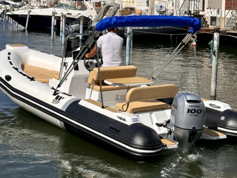 Wynajem Łódż półsztywna Tiger z patentem 