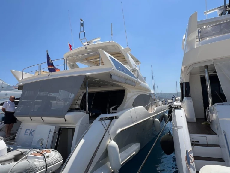 Azimut Azimut 70 między profesjonalistami a osobami prywatnymi w Bodrum