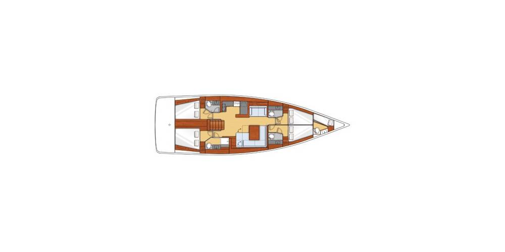 Wynajem Żaglowiec w Donji Seget - Bénéteau Oceanis 55