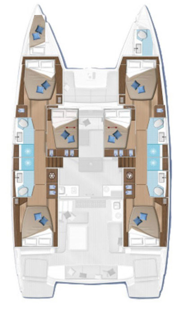 Wynajmij Lagoon Lagoon 50 w Kaštela