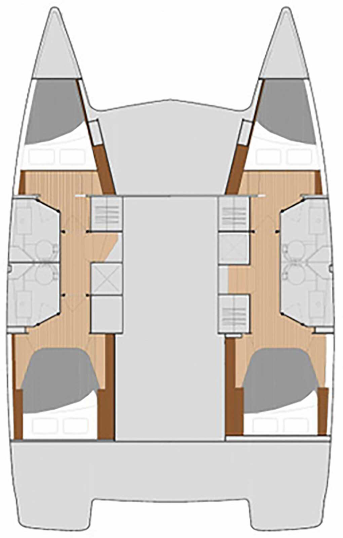 Wynajem Katamaran w Gouvia - Fountaine Pajot Lucia 40