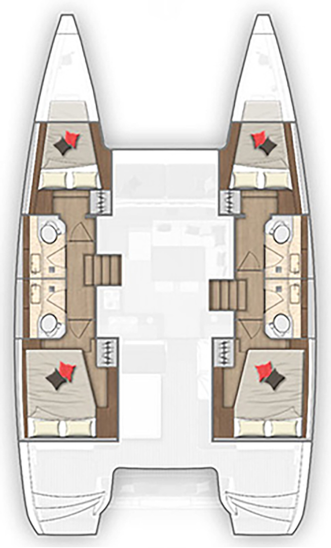 Wynajem łodzi Lagoon Lagoon 40 w Alimos na SamBoat 