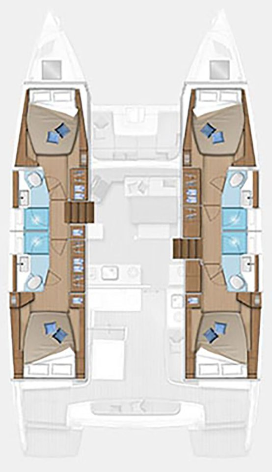 Wynajem łodzi Alimos tanio Lagoon 46