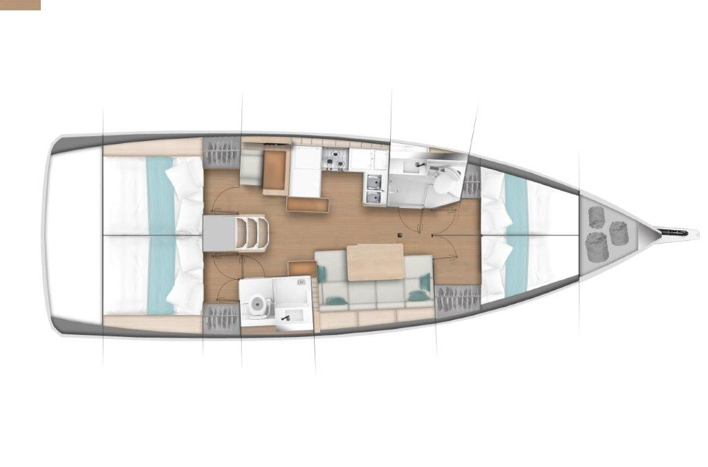 Wynajmij Jeanneau Sun Odyssey 440 w North Aegean
