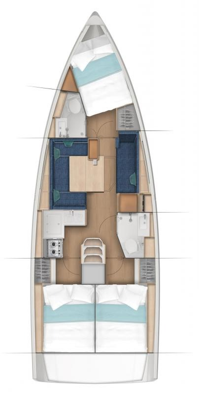 Jeanneau Sun Odyssey 380 między profesjonalistami a osobami prywatnymi w Road Town