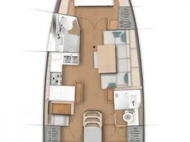 Jeanneau Sun Odyssey 490 między profesjonalistami a osobami prywatnymi w Road Town
