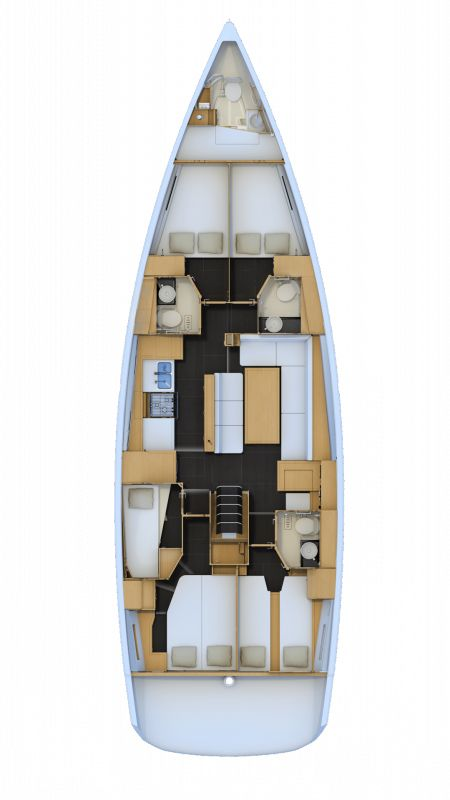 Wynajmij Jeanneau Jeanneau 54 w Trogir