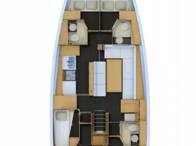 Wynajmij Jeanneau Jeanneau 54 w Trogir
