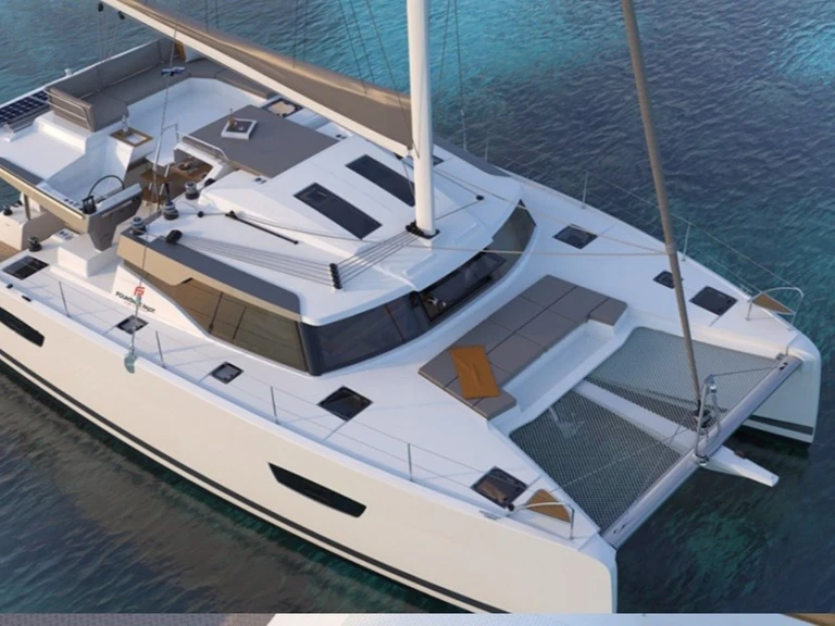 Wynajem Katamaran Fountaine Pajot z patentem 
