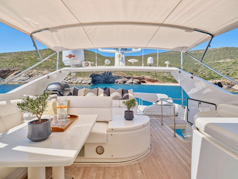 Wynajem w Lavrio- Ferretti APE&Iota;RON BLUE na SamBoat