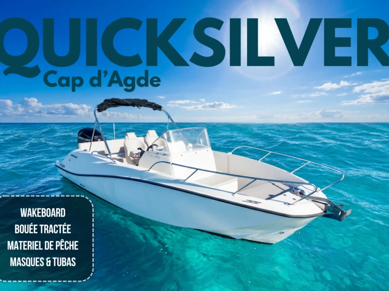 Quicksilver Activ 675 Open między profesjonalistami a osobami prywatnymi w Le Cap d'Agde