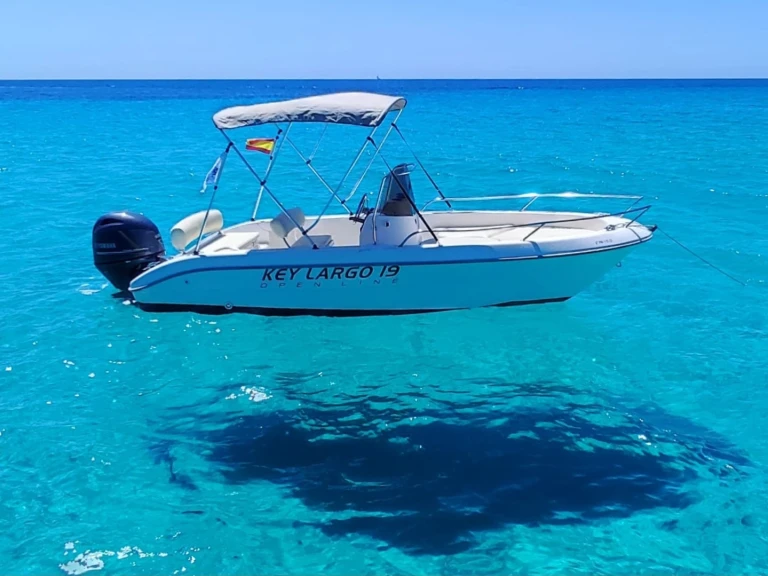 Wynajem łodzi Puerto de Fornells tanio Key Largo 19