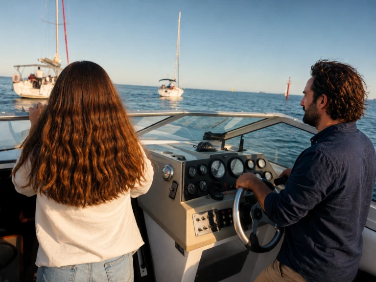 Motorówka do wynajmu w Port Olímpic of Barcelona w najlepszej cenie