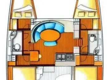 Lagoon Lagoon 380 S2 między profesjonalistami a osobami prywatnymi w Biograd na Moru