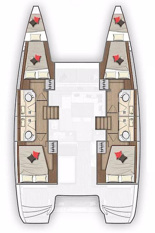 Wynajem łodzi Lagoon Lagoon 40 w Goecek na SamBoat 