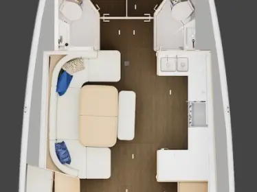 Jeanneau Sun Odyssey 455 między profesjonalistami a osobami prywatnymi w Parham Town