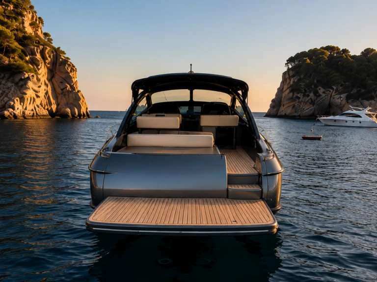 Baia Flash 48 między profesjonalistami a osobami prywatnymi w Ponza