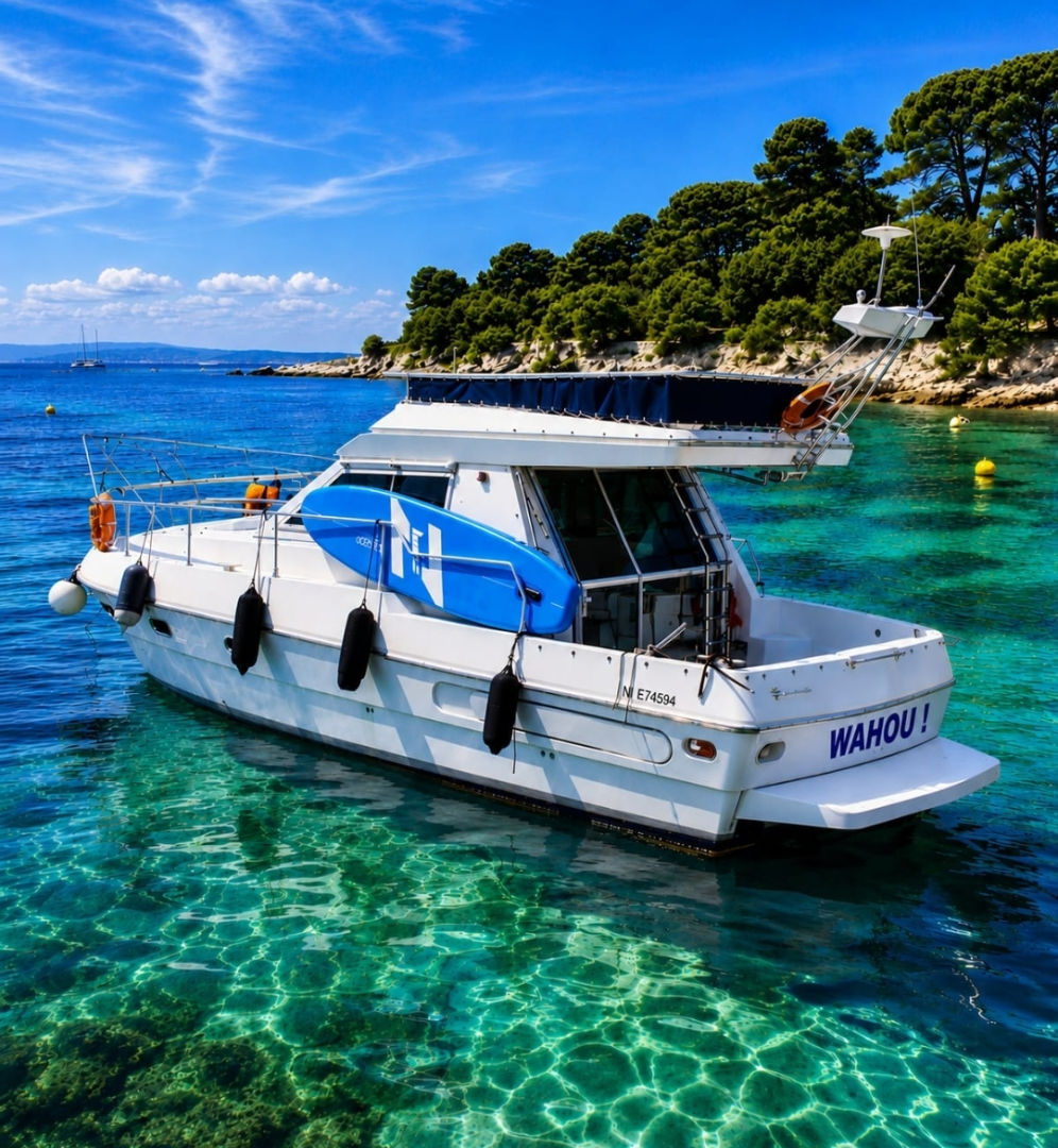 Wynajem Motorówka w Cannes - Ferretti 34
