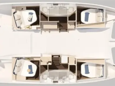Wynajem w Alimos- Fountaine Pajot Fountaine Pajot FP 44 Quatuor - 4 + 2 cab. na SamBoat