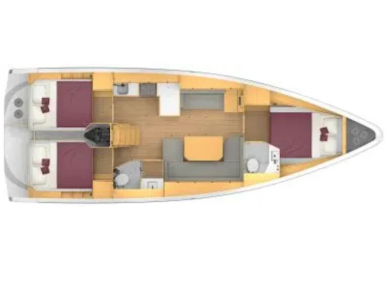 Wynajem Żaglowiec w Skiathos - Bavaria Bavaria C42 /3cab