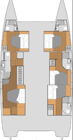 Wynajem Katamaran w Saint-Raphael - Fountaine Pajot Aura 51