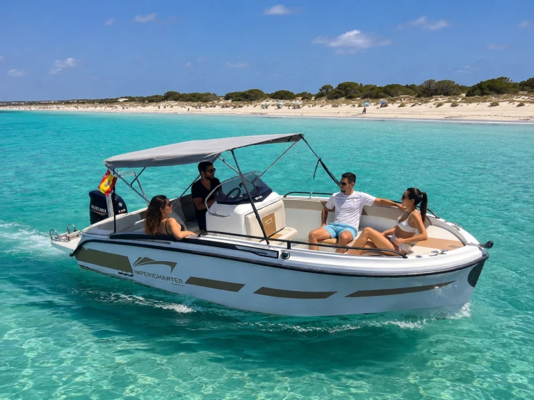 Motorówka do wynajmu w Club Nautico S'Estanyol w najlepszej cenie