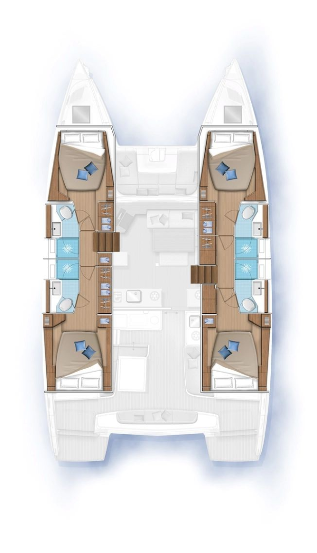Wynajem łodzi Lagoon Lagoon 46 w Goecek na SamBoat 