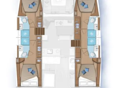 Wynajem łodzi Lagoon Lagoon 46 w Goecek na SamBoat 