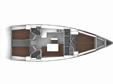 Bavaria Cruiser 46 między profesjonalistami a osobami prywatnymi w Lefkáda
