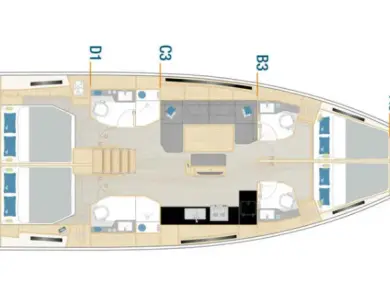 Wynajem Żaglowiec w Lavrio - Hanse Hanse 460