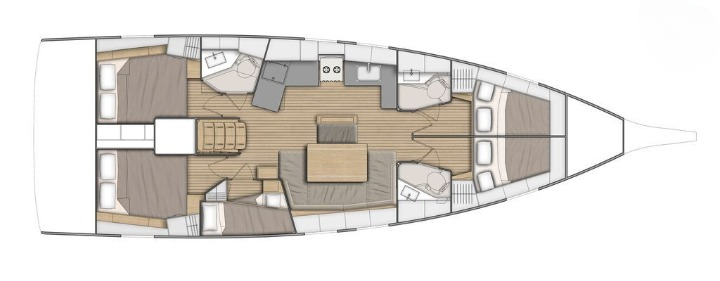 Wynajem w Lefkáda- Bénéteau Oceanis 46.1 na SamBoat