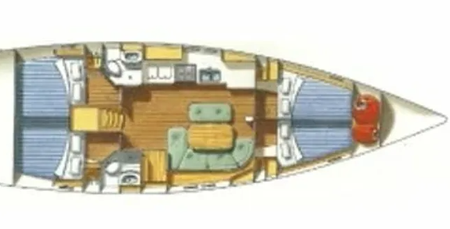 Wynajem łodzi Nikiána tanio Oceanis 473 Clipper