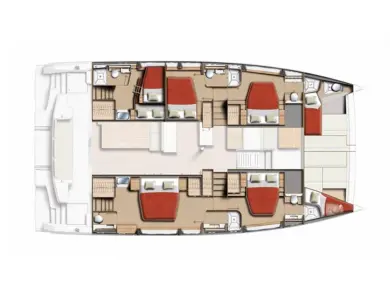 Wynajmij Bali Bali 5.2 - 5 + 2 cab. w Sukosan
