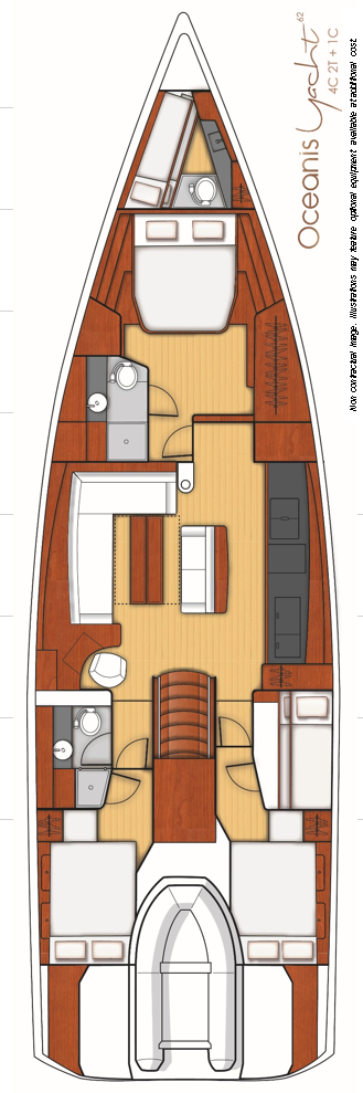 Wynajem łodzi Bénéteau Oceanis Yacht 62 w Donji Seget na SamBoat 