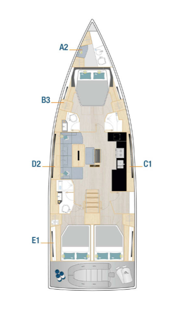 Wynajem w Marsylia- Hanse Hanse 510 na SamBoat