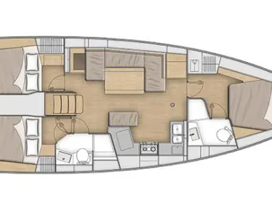 Bénéteau Oceanis 40.1 między profesjonalistami a osobami prywatnymi w Trogir