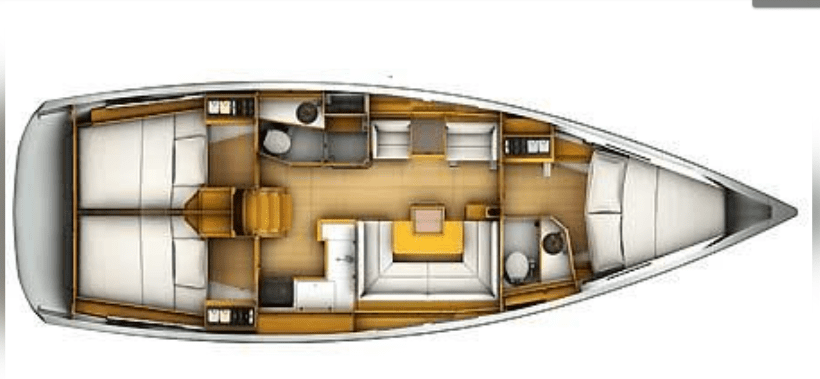 Jeanneau Sun Odyssey 419 między profesjonalistami a osobami prywatnymi w Parish of Saint George