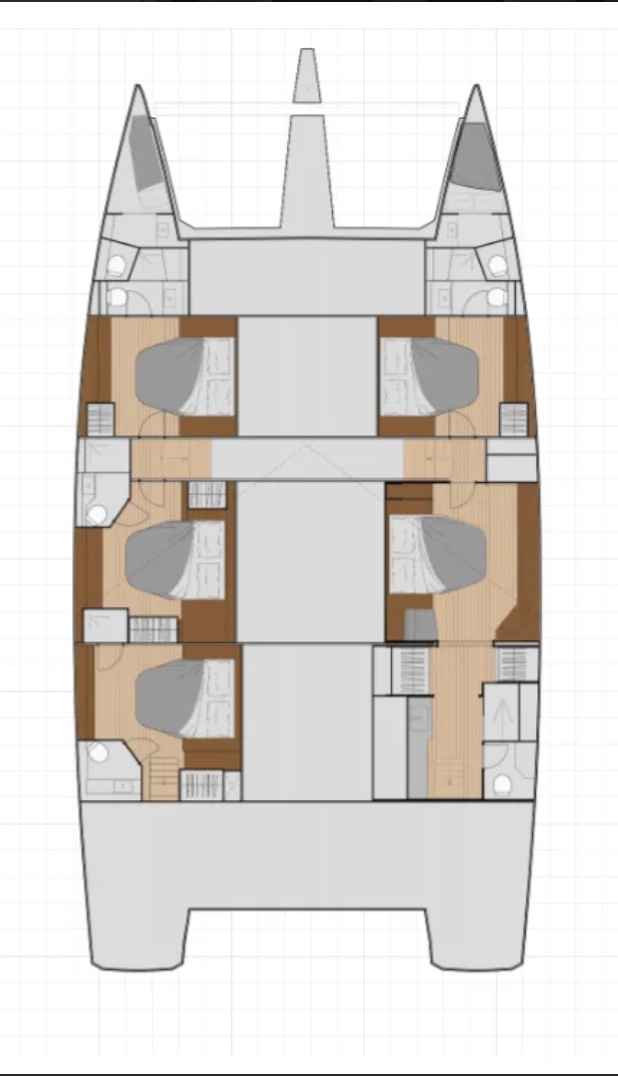 Wynajem Katamaran w Palermo - Fountaine Pajot Fountaine Pajot Samana 59 - 5 + 2 cab.
