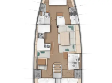 Wynajem Żaglowiec w Primosten - Jeanneau Sun Odyssey 490