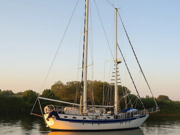 Schooner Staysail między profesjonalistami a osobami prywatnymi w Ponza