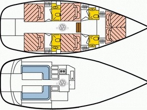 Dufour Atoll 50 między profesjonalistami a osobami prywatnymi w Primosten