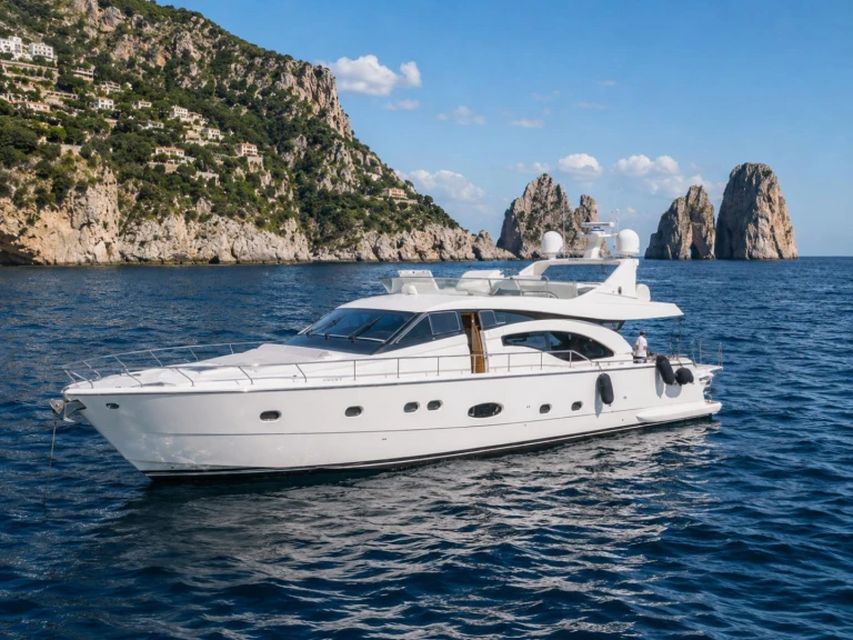 Wynajem łodzi Castellammare di Stabia tanio Ferretti 680