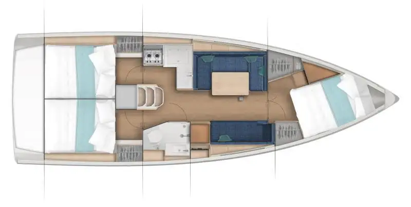 Wynajem Żaglowiec w Hyeres - Jeanneau Sun Odyssey 380