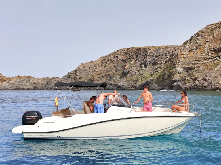 Wynajem w Mahon- Quicksilver Activ 675 Open na SamBoat
